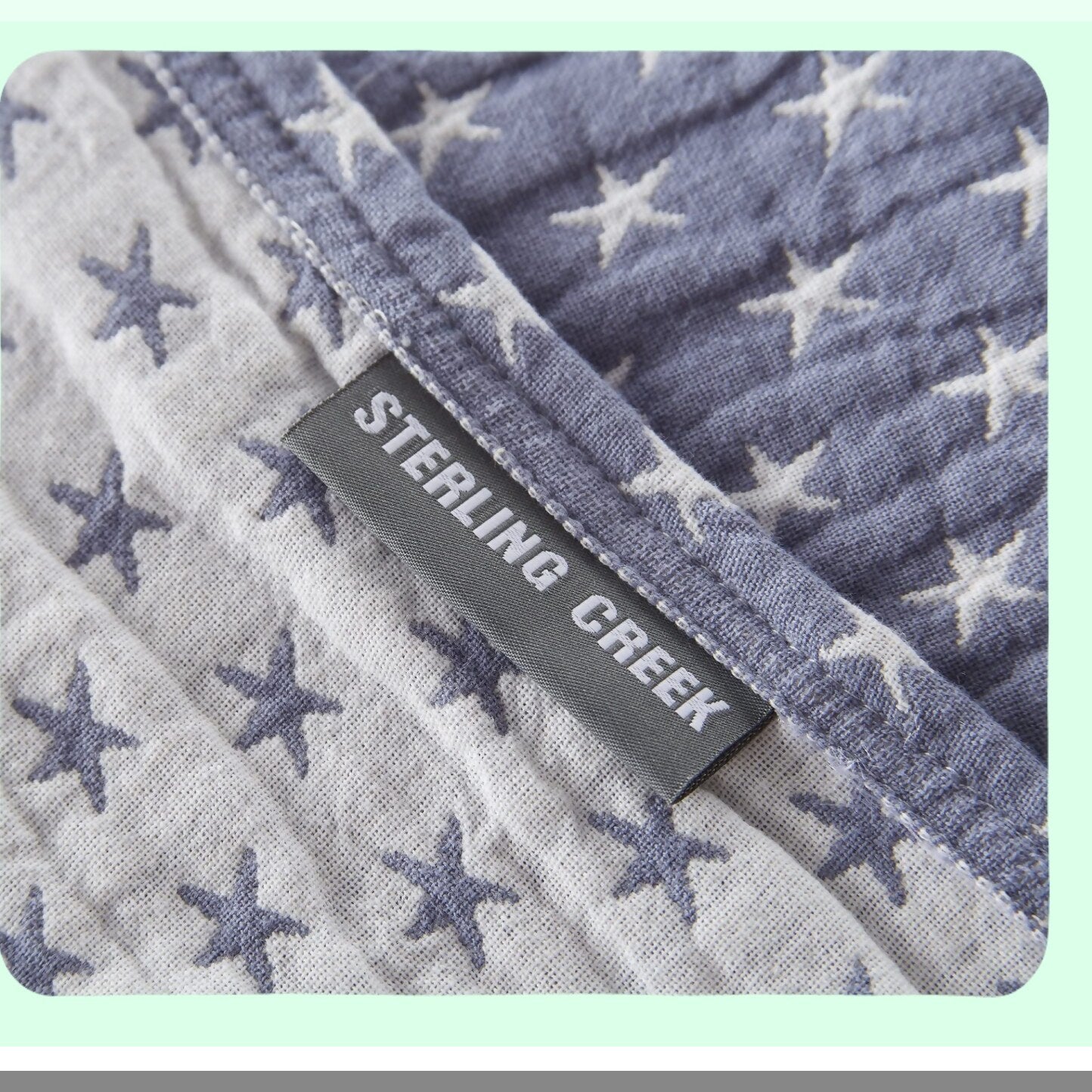 TranquilSky Muslin Throw: Lightweight, Breathable Cotton Blanket for All Seasons