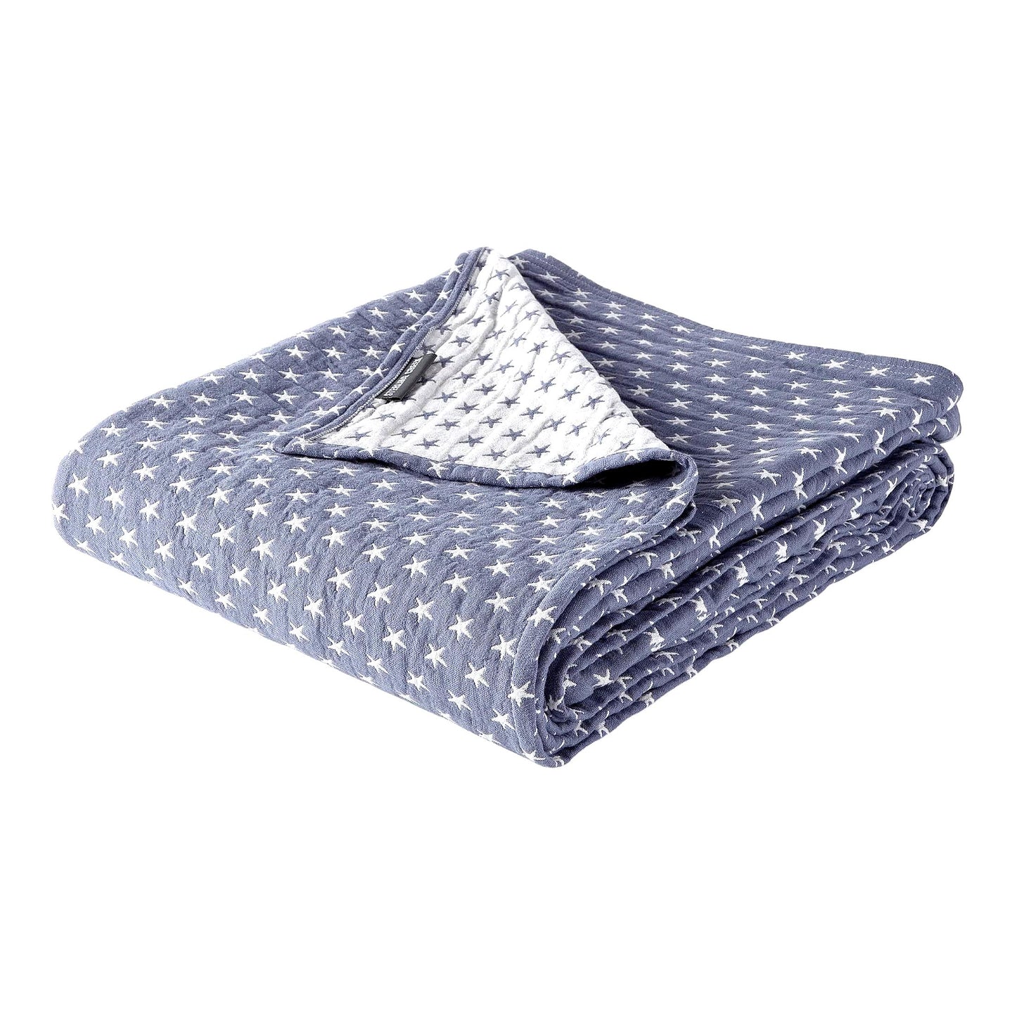 TranquilSky Muslin Throw: Lightweight, Breathable Cotton Blanket for All Seasons