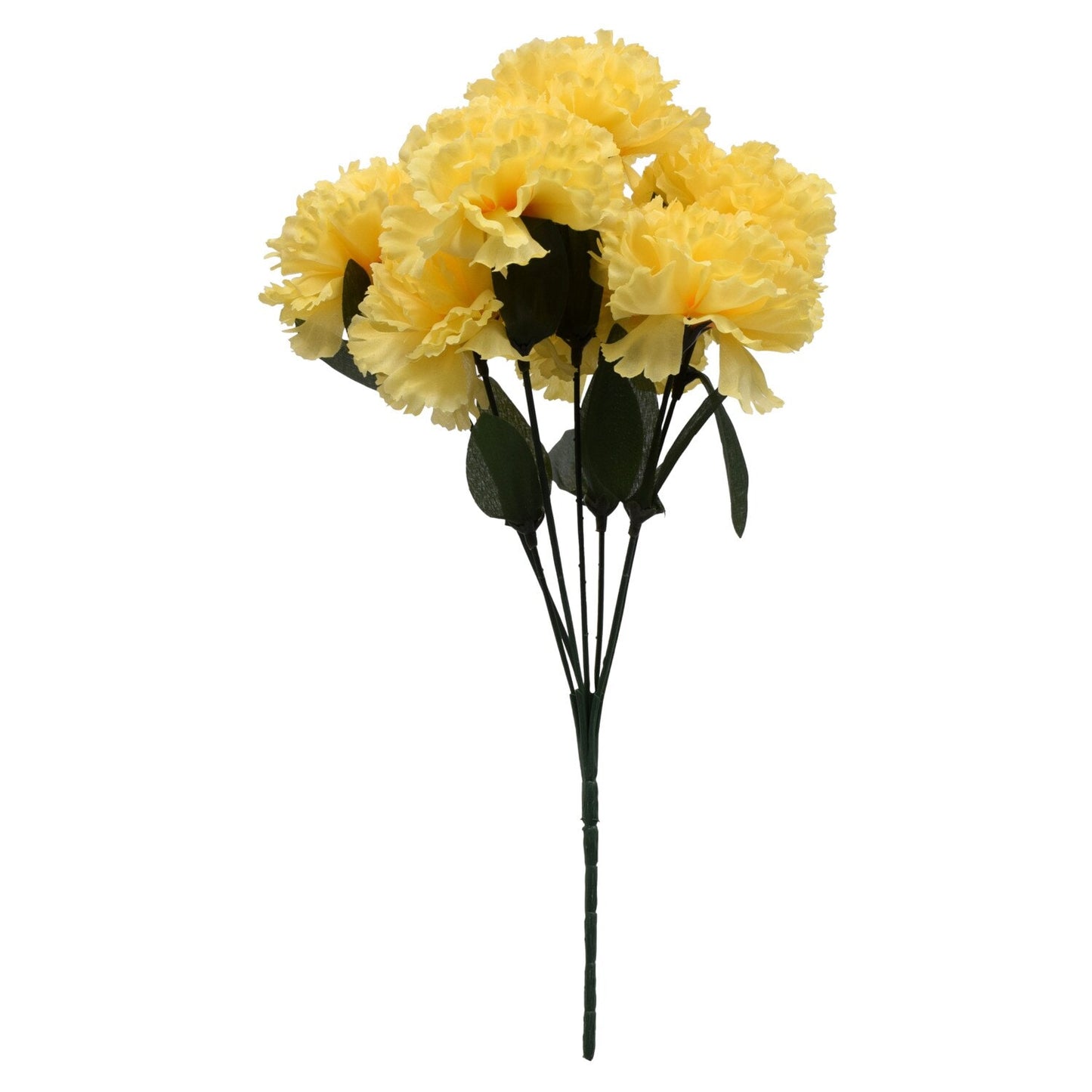 7-Stem Artificial Carnation Bushes, 13x4 in. (Pack of 48)