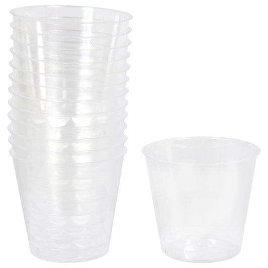 Clear Plastic Shot Glasses, 24-ct. Packs (Pack of 4)