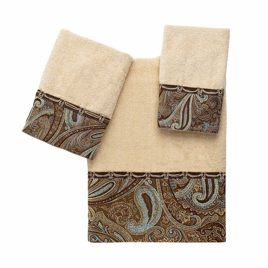 3pc Cotton Towel Set Bradford Collection