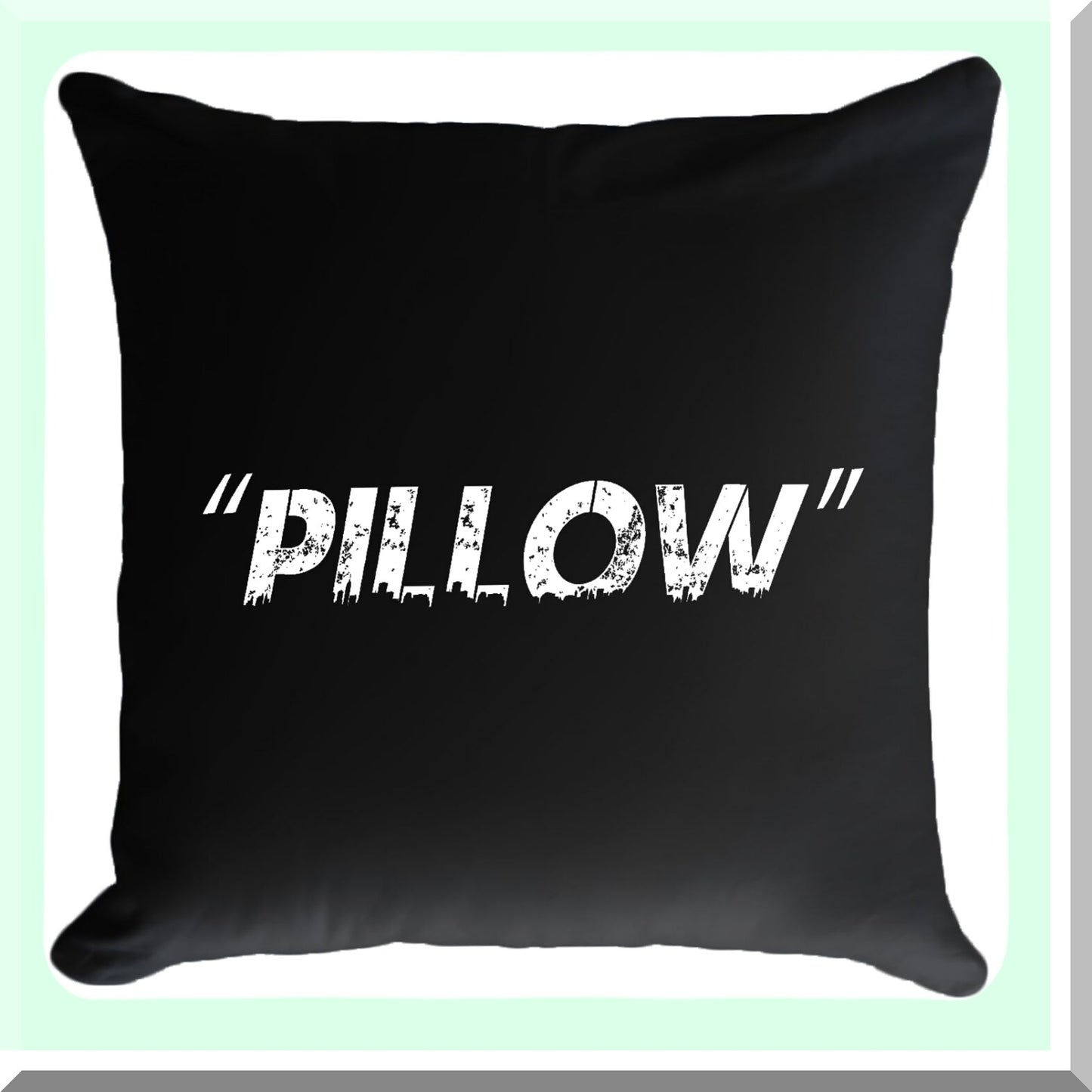 Sneakerhead Hypebeast Quote Pillow Cover - Off Black Decorative Throw Cushion Case for Home Sofa Couch - Unique Room Decor 18"18"