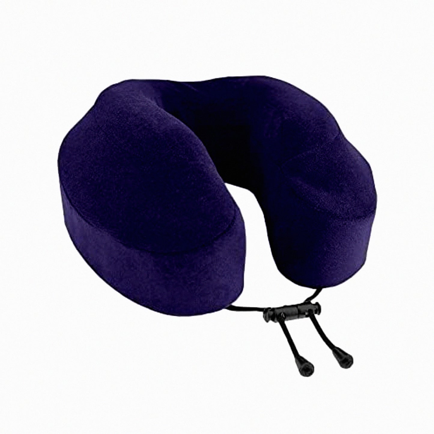 TravelEase Memory Foam Neck Support Pillow - 360 Comfort Airplane Pillow for Upright Sleeping - Navy Blue Chin and Head Support Pillow