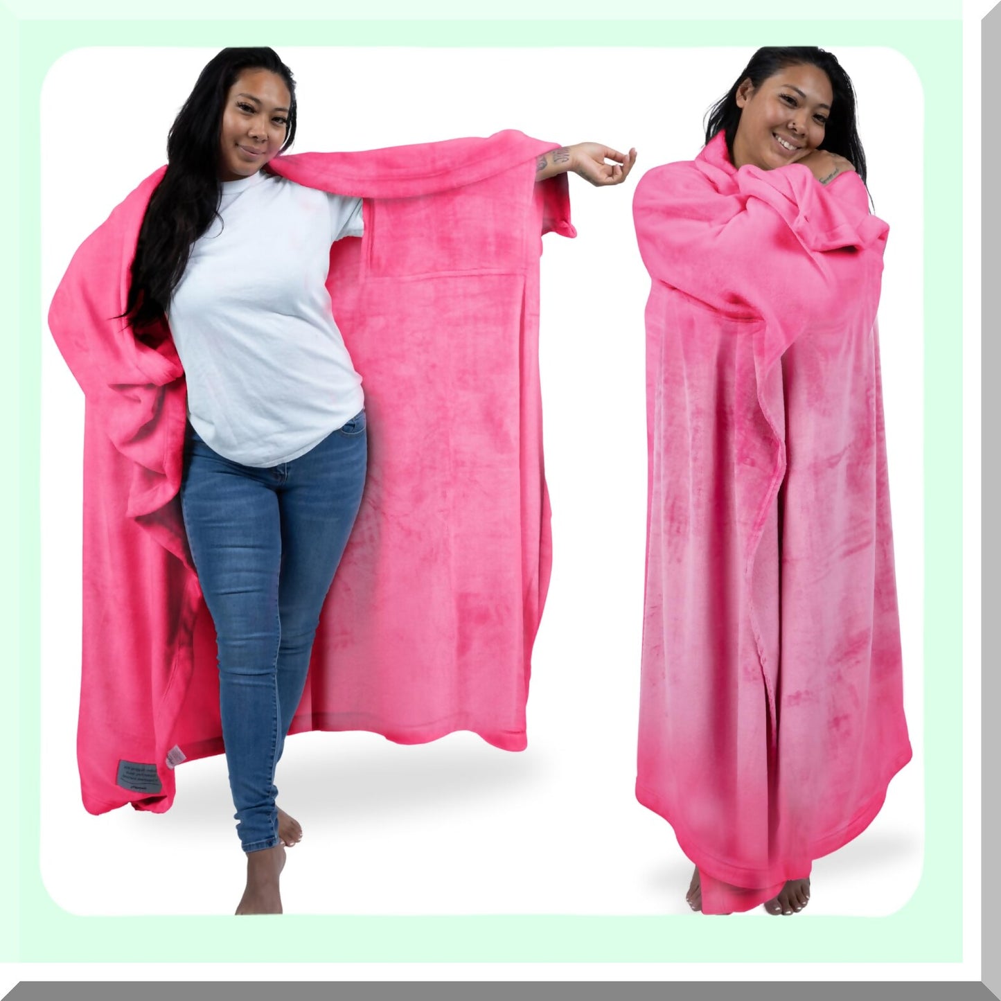 SnuggleSleeve Fleece Blanket - Cozy, Soft, and Perfect for Mother's Day or Birthday Gifts