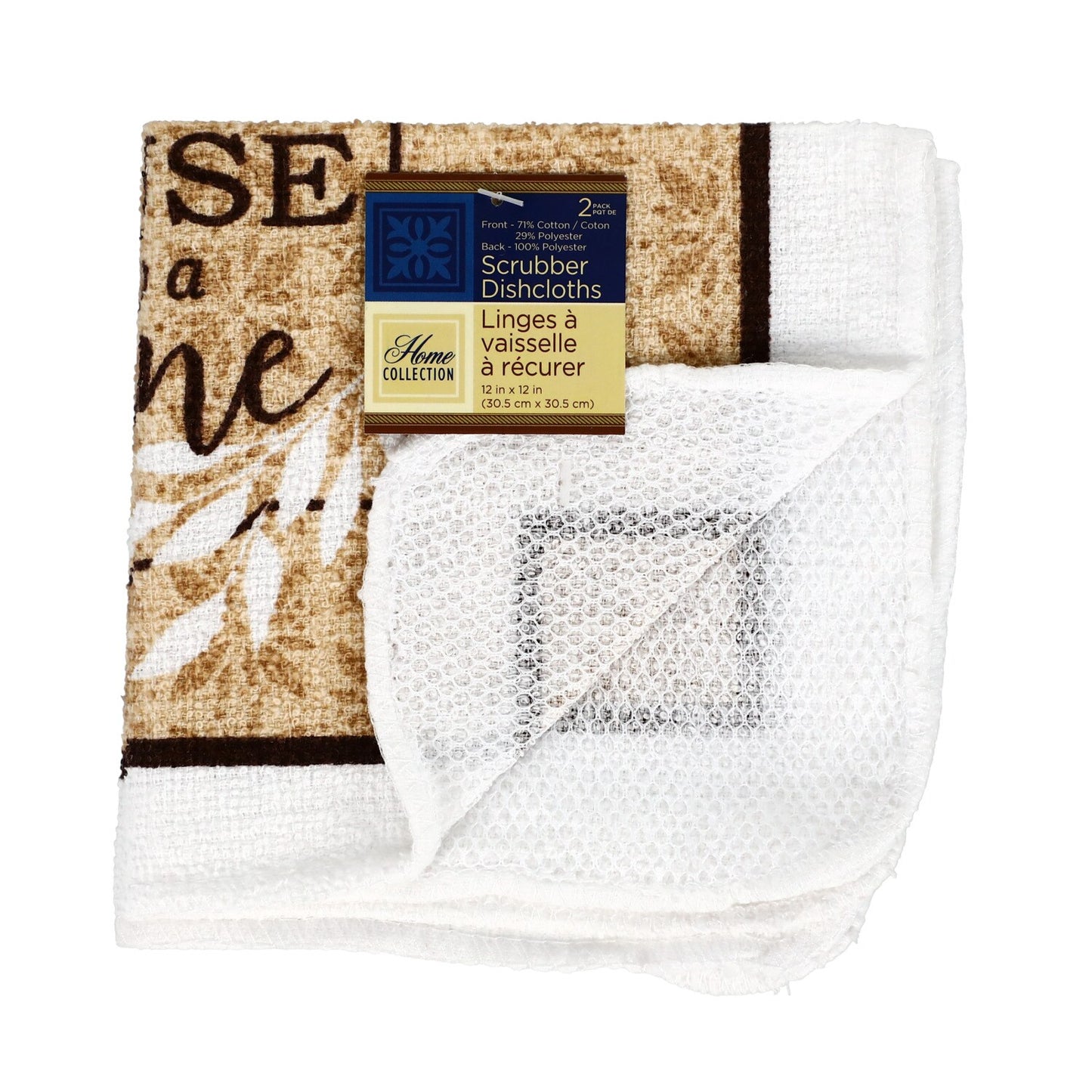 Home Collection Sentiments Dish Cloths, 2-ct. Packs (Pack of 12)