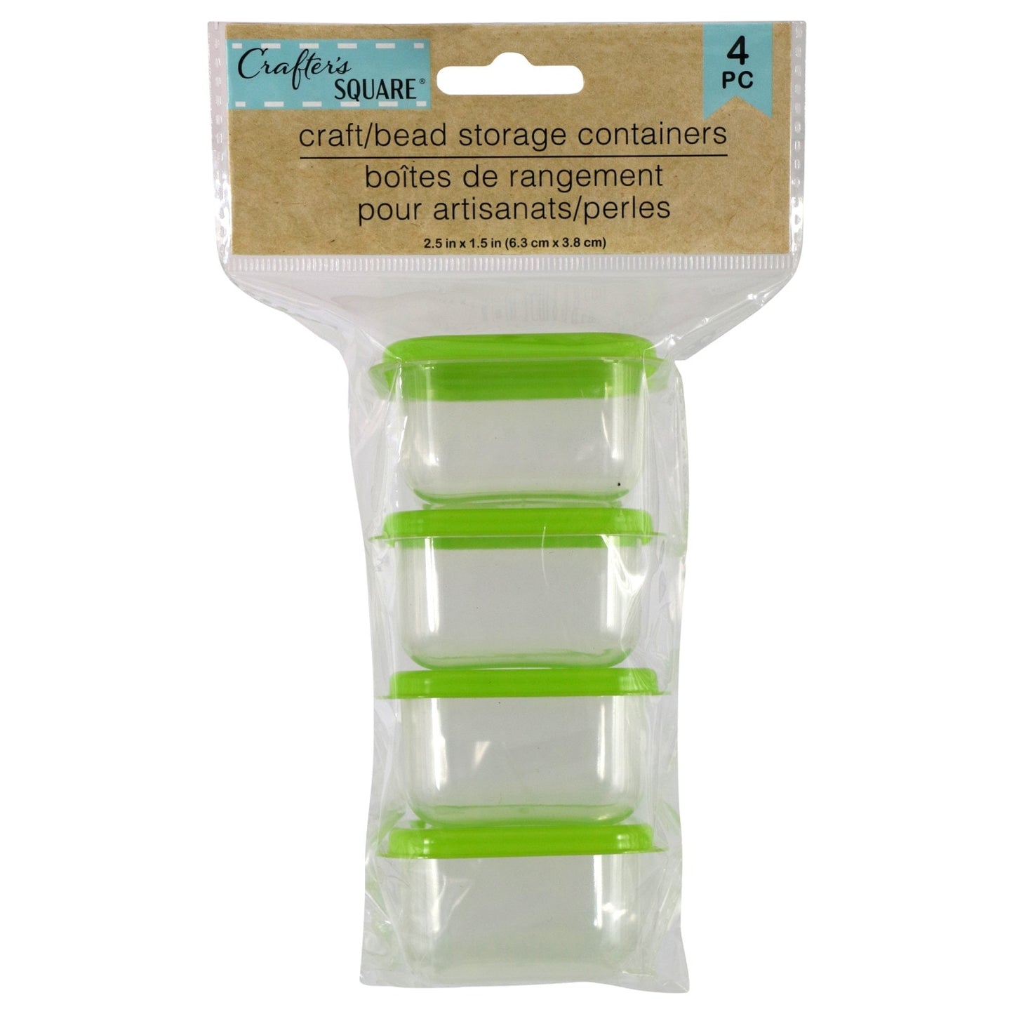 Crafter's Square Craft/Bead Storage Containers 2.5x1.5 in. (Pack of 24)