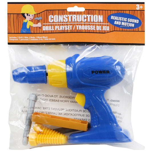 Construction Drill Playset, 6-pct. Sets (Pack of 24)