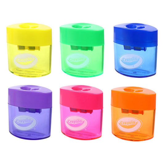Crayola Crayon and Pencil Sharpeners, 1x2x2.125 in. (Pack of 24)