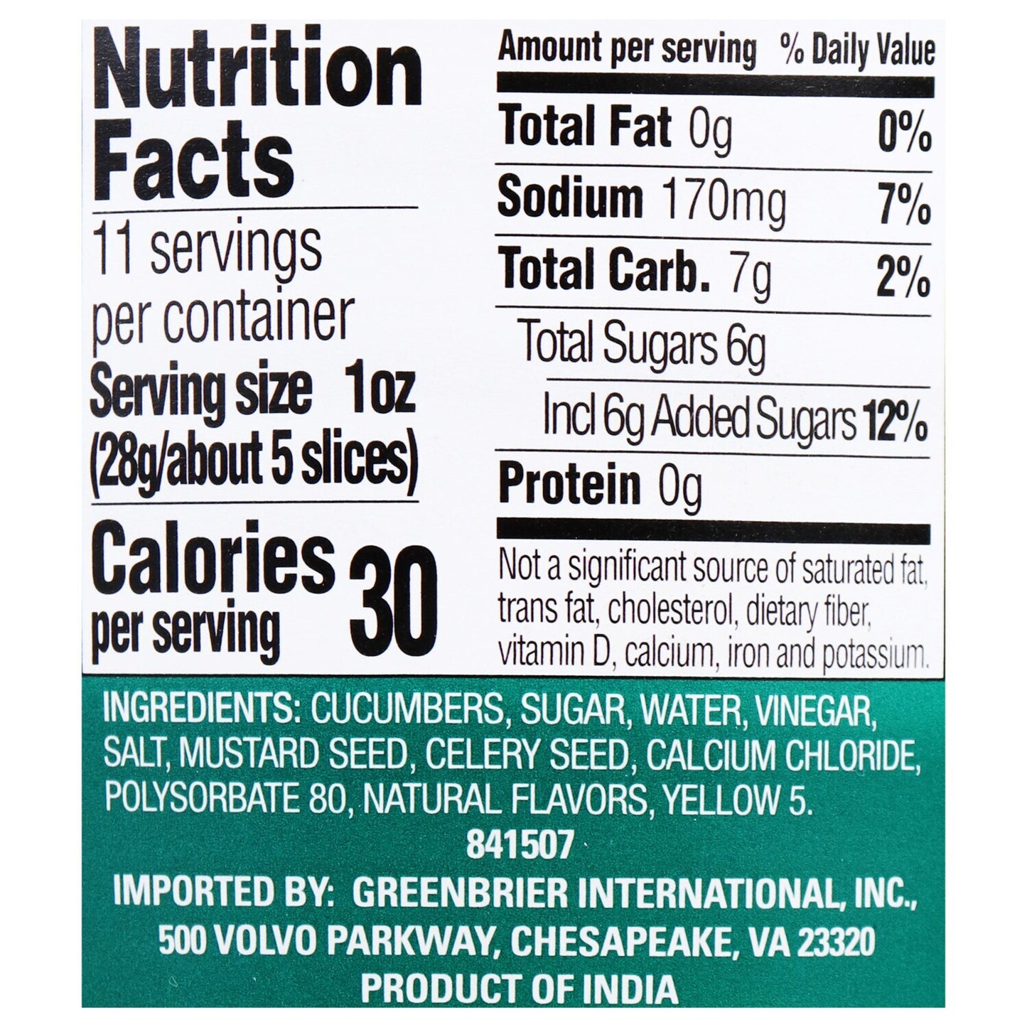 Breckenridge Farms Bread & Butter Pickle Chips, 17 oz. Jars (Pack of 12)