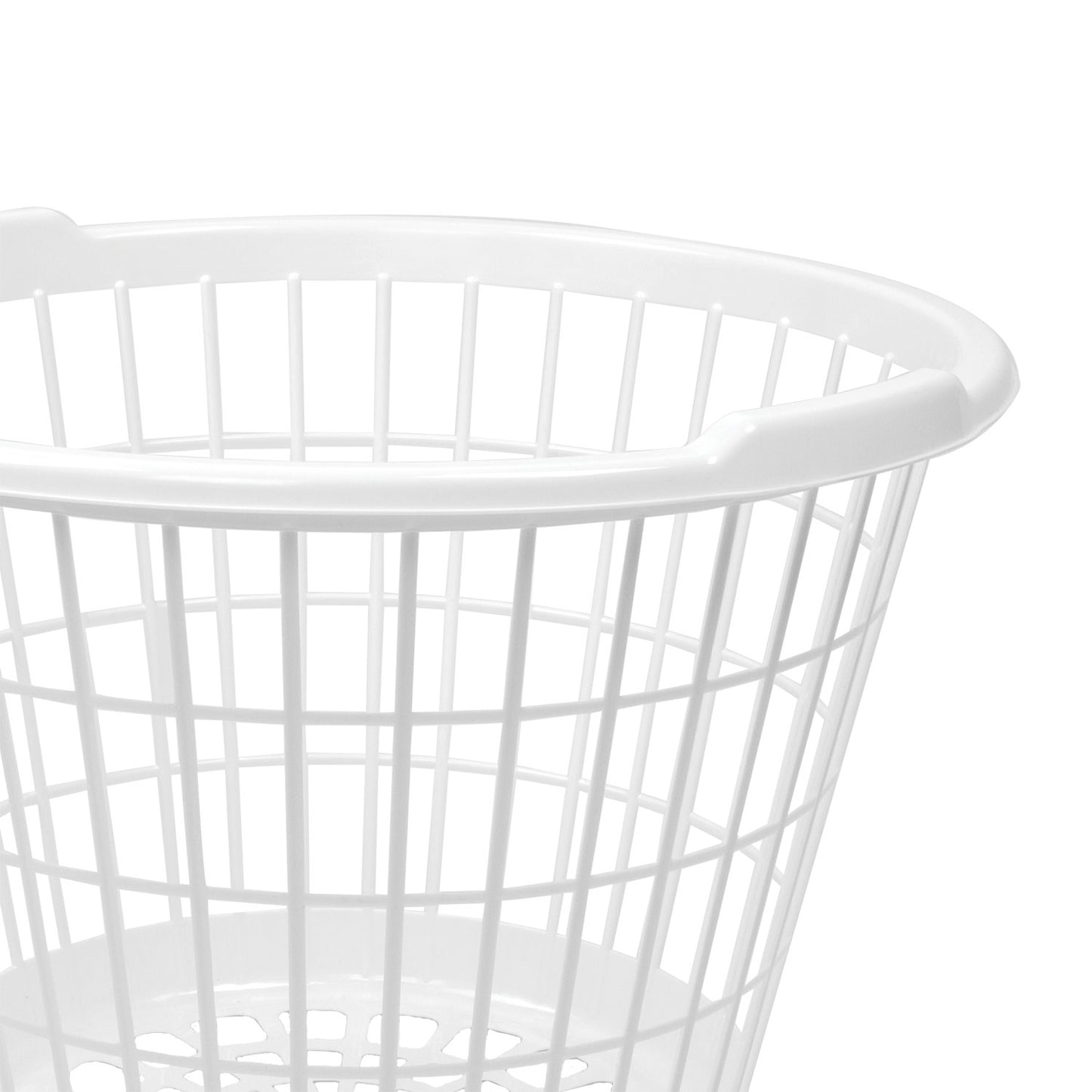 White Stacking Plastic Laundry Baskets (Pack of 36)