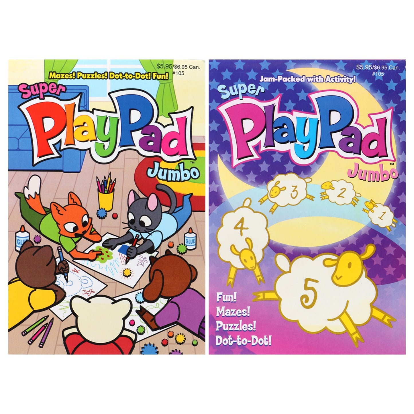 Super PlayPad Activity Books, 224 Pages (Pack of 10)