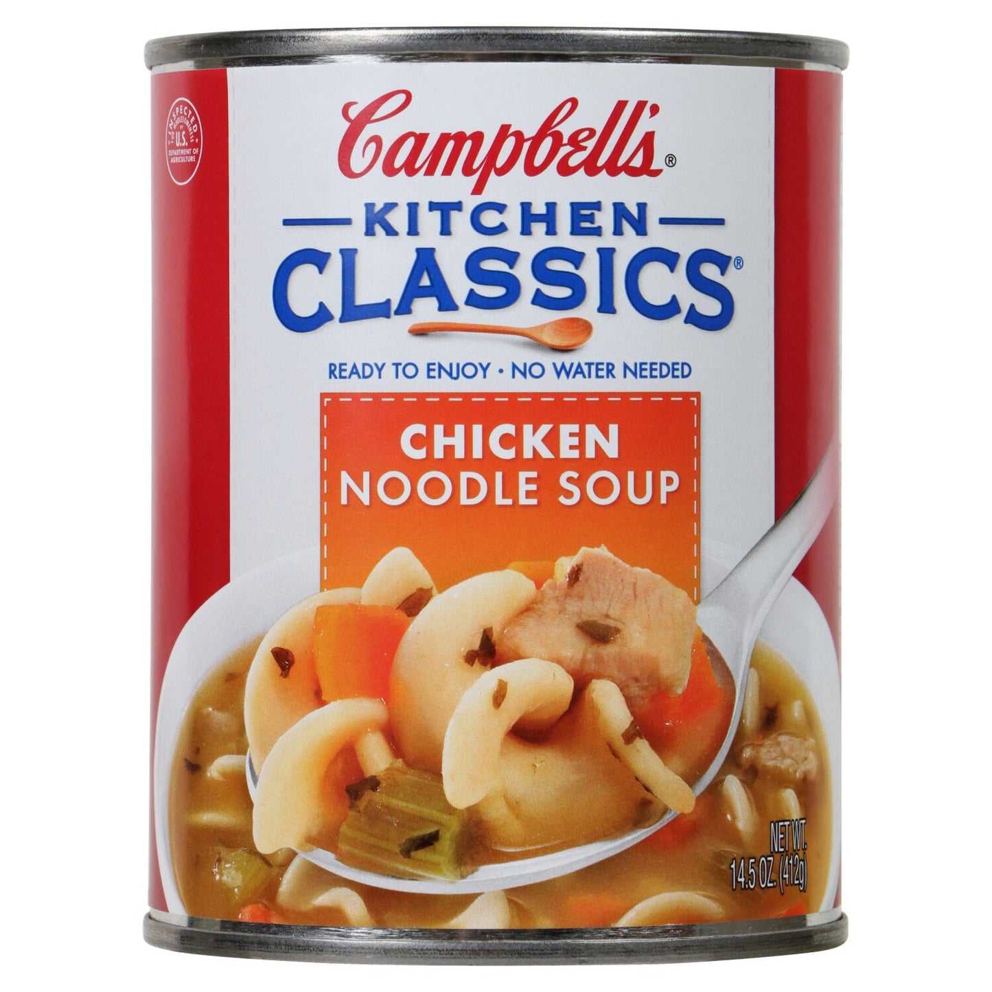 Campbell's Kitchen Classics Chicken Noodle Soup, 14.5 oz. Cans (Pack of 12)