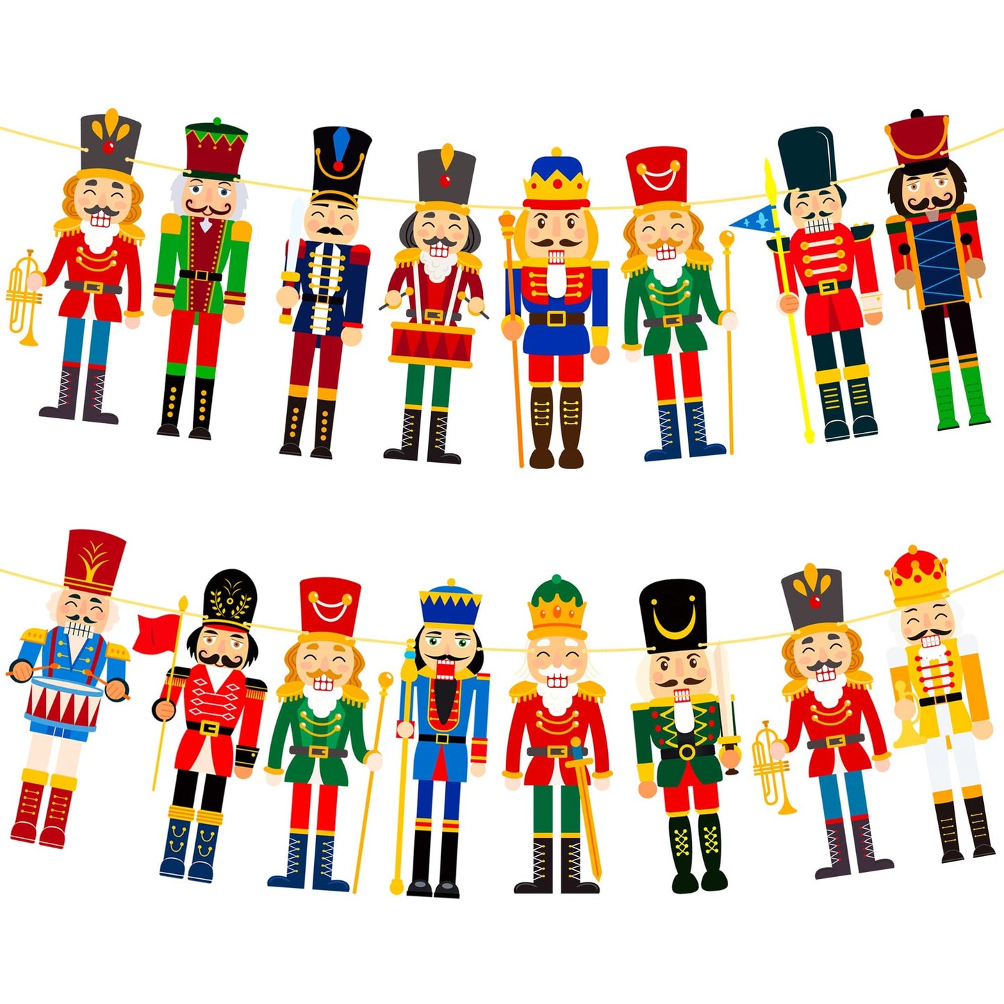 Nutcracker Party Banner Decorations for Holiday Events