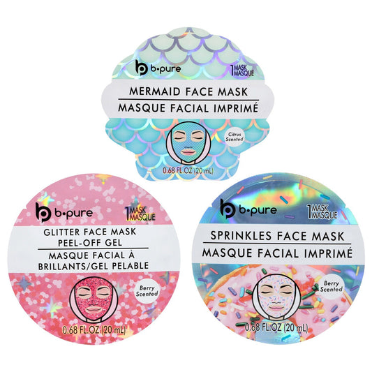 b-pure Mermaid Masks (Pack of 18)