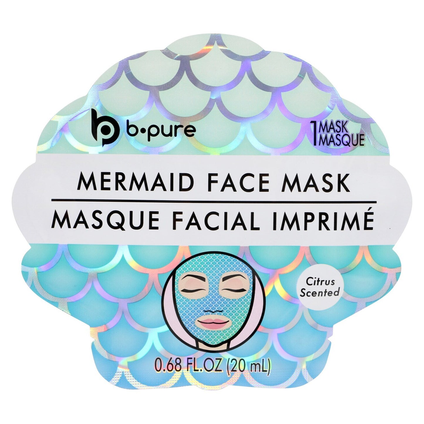 b-pure Mermaid Masks (Pack of 18)