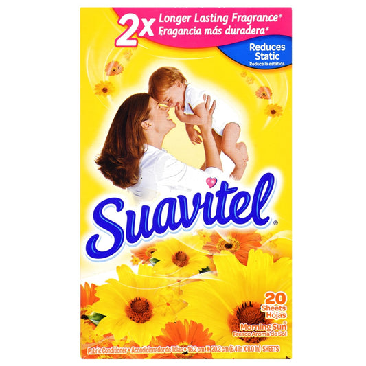 Suavitel Morning Sun Dryer Sheets, 20-ct. Boxes (Pack of 15)