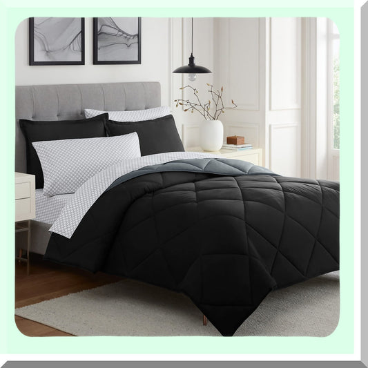 CoolDreams Queen 7-Piece Cooling Bedding Set Compatible with Sleep Solutions