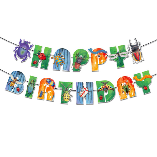 Buzzing Bug Bash Banner for Bug Theme Party and Baby Shower