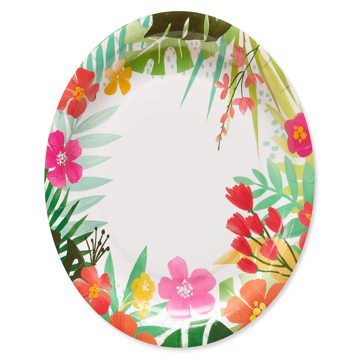 Tropical Luau BBQ Party Pack - 36 Dinner Plates for Summer Parties, Hawaiian Theme Celebrations, Beach BBQs, and Outdoor Gatherings