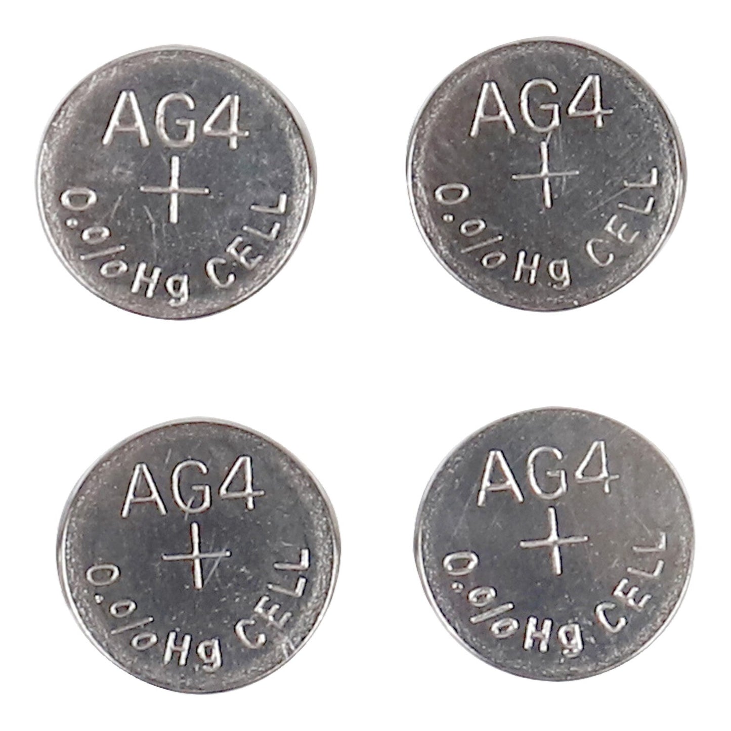 E-Circuit AG4/LR66 Alkaline Button Cell Batteries, 4-ct. Packs (Pack of 24)