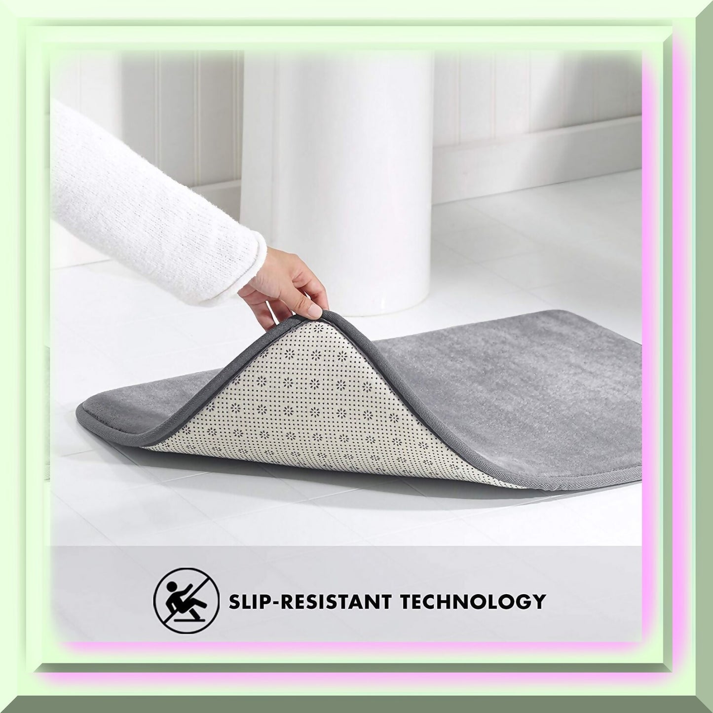 Rustic Farmhouse Bath Mat 17.7 x 29.5 Inch