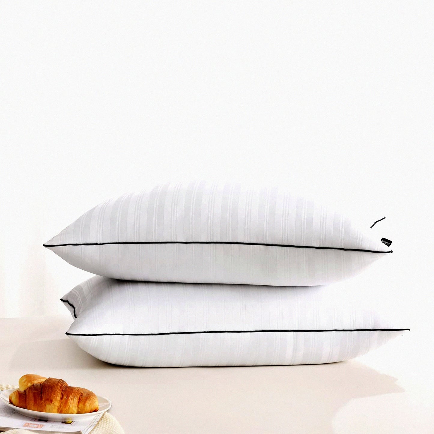 Luxury Dream Pillows - Set of 2 Hotel Collection Soft Down Alternative Pillows for Side, Back, and Stomach Sleepers. 20 X 36 Size for Ultimate Comfort.