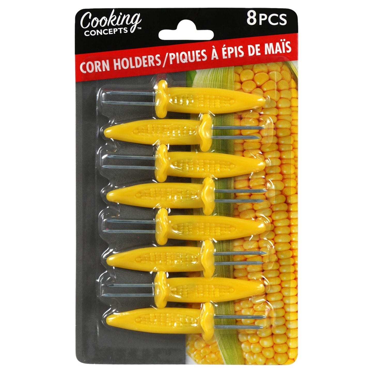 Cooking Concepts Jumbo Corn Holders, 8-ct. Packs (Pack of 24)