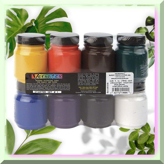 Versatex Printing Ink Set 1, 8 Colors, 2.25 oz