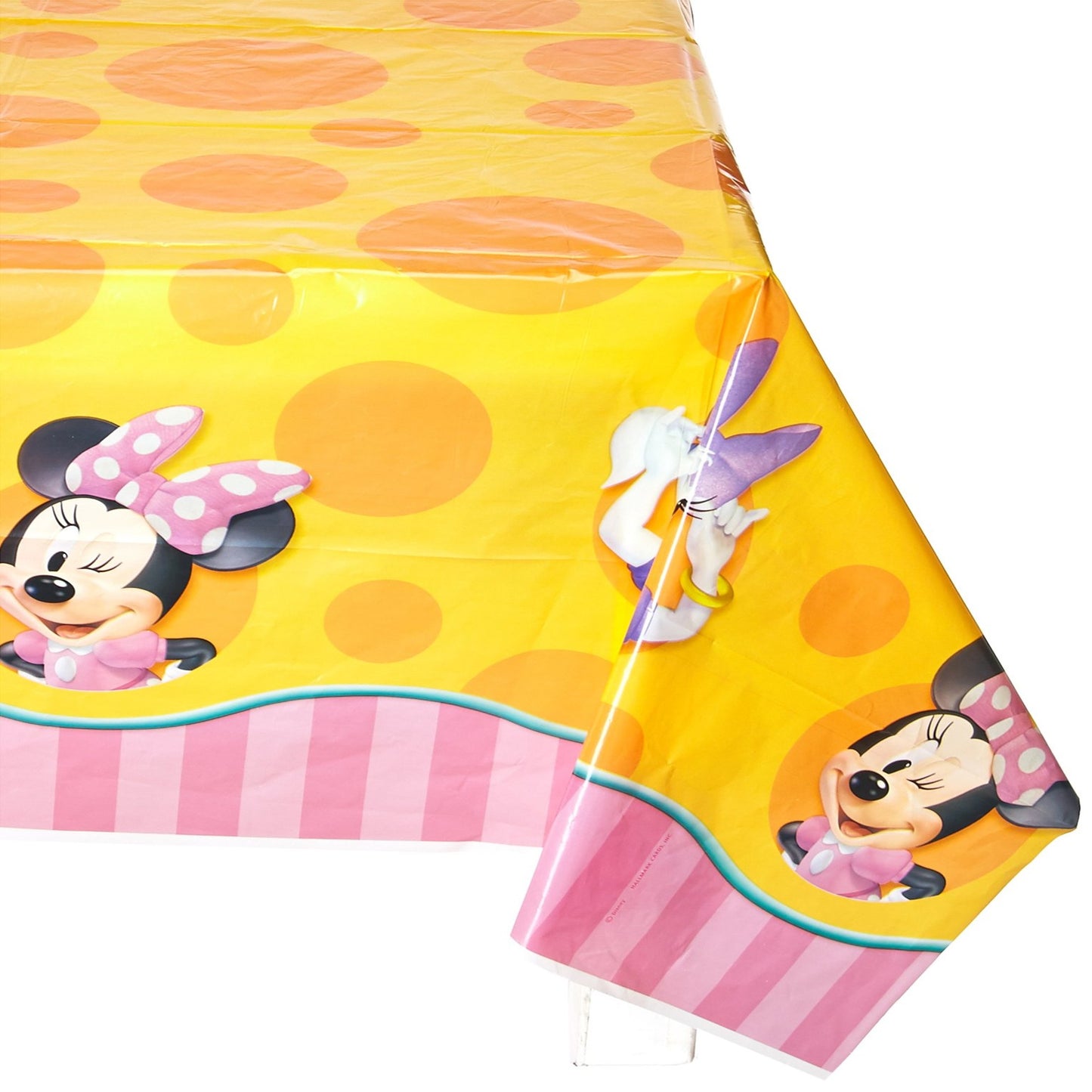 Orange Minnie Table Cover for Parties