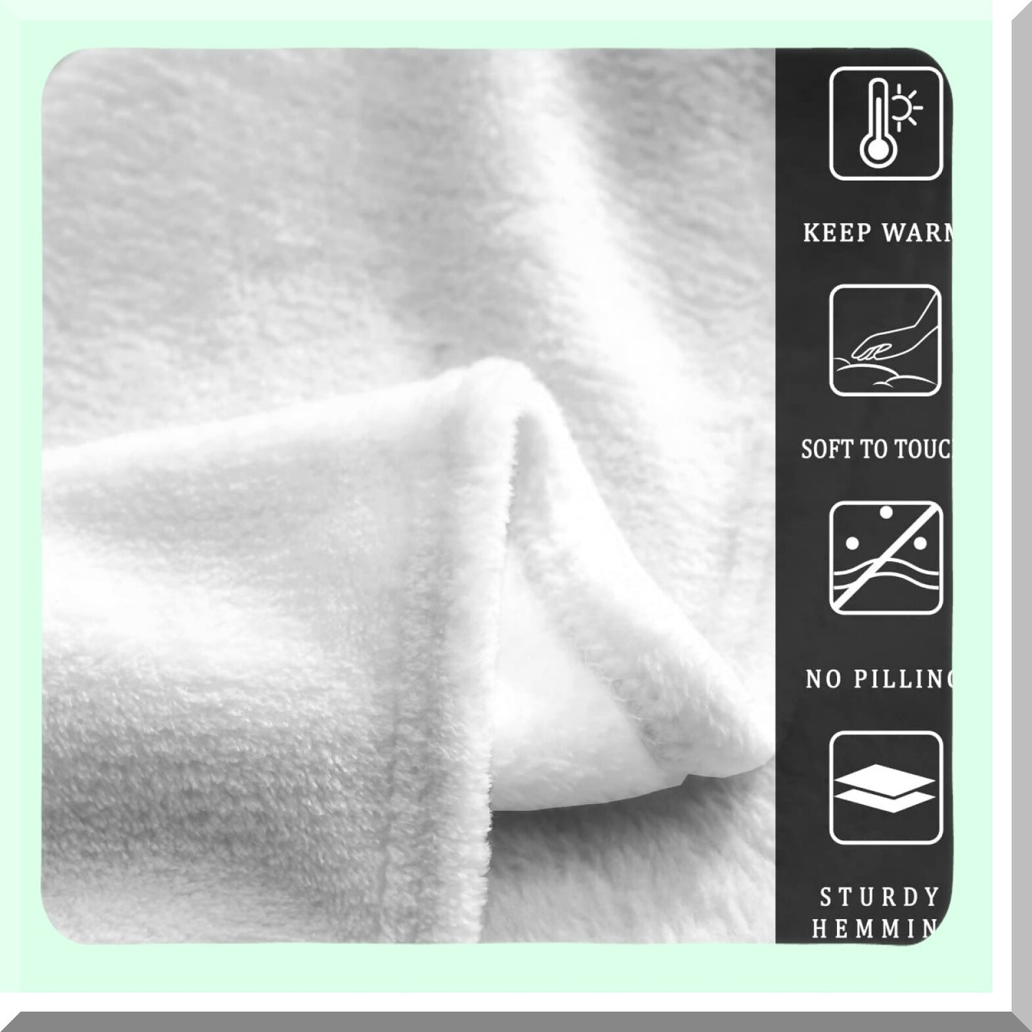 Surfside Serenity: Tropical Fleece Throw Blanket with Hawaii Beach Theme, Ocean Surfing, Palm Tree, and Green Plants Design - Cozy Sherpa for Sofa, Bed, or Couch (60" x 80")"