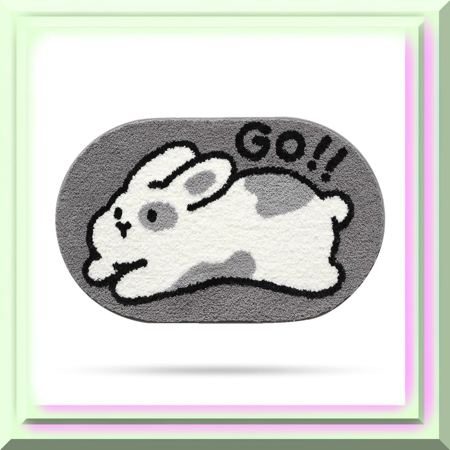 Cute Animal Bath Mat 16"x24" Microfiber Non-Slip