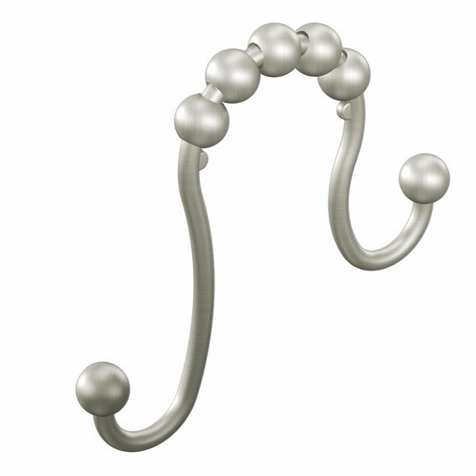 Shower Curtain Rings Pack of 12 Brushed Nickel