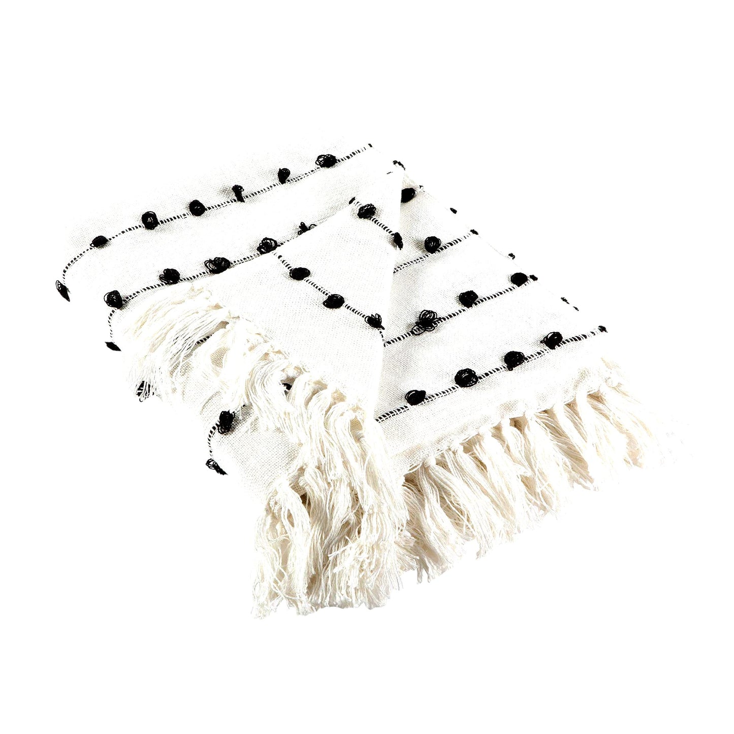 CozyWoven Luxe Throw Blanket, 50x60, Off-White