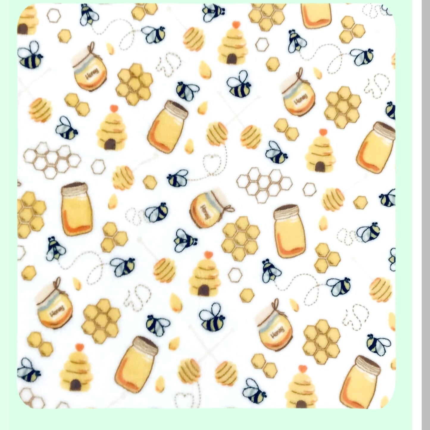 Bee Bliss Throw Blanket: Cozy Honeycomb Plush for Sofa, Couch, Chair, Bed, Dorm, or Travel