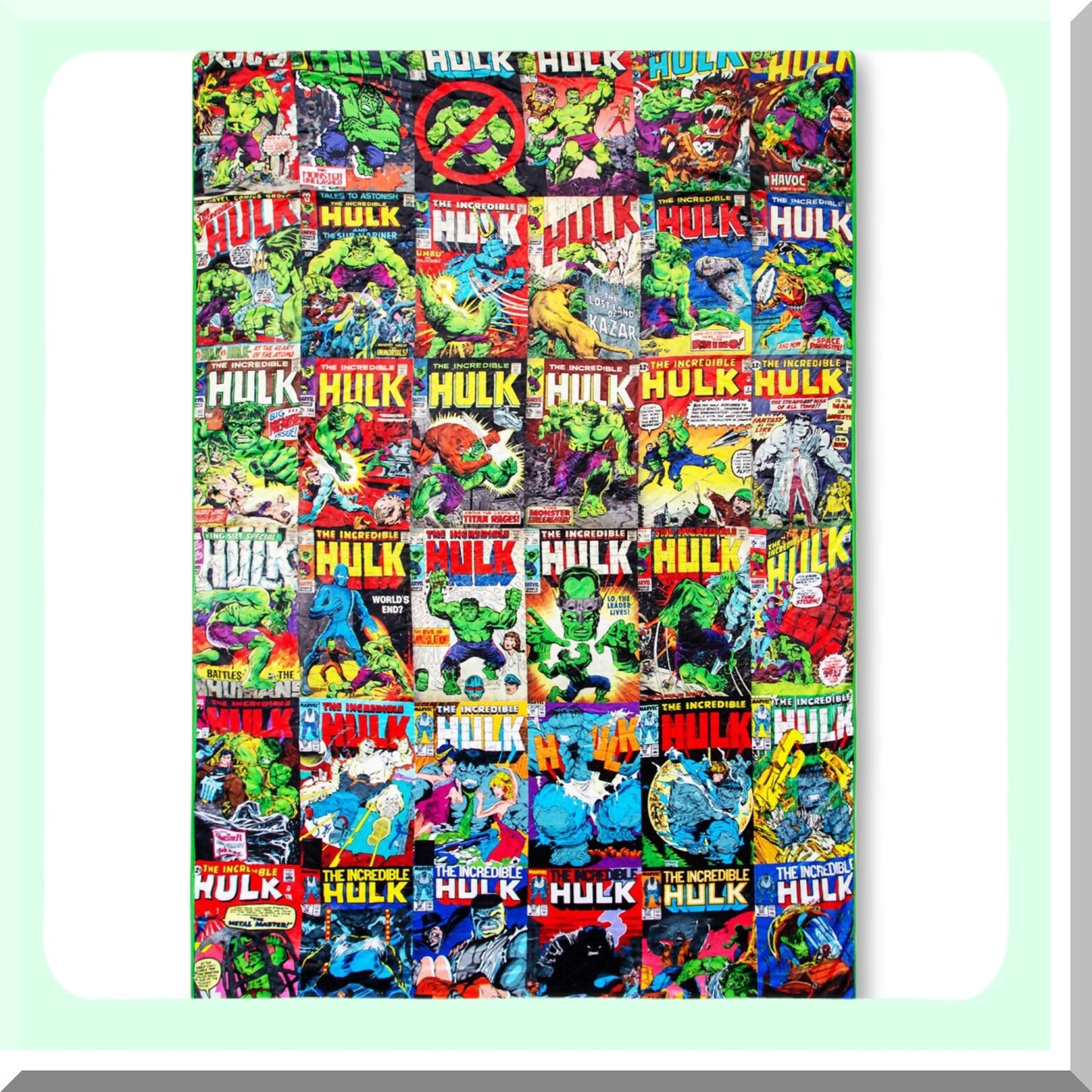 Ultimate Hulk Smash Sherpa Throw - 8 Feet of Cozy Marvel Comfort