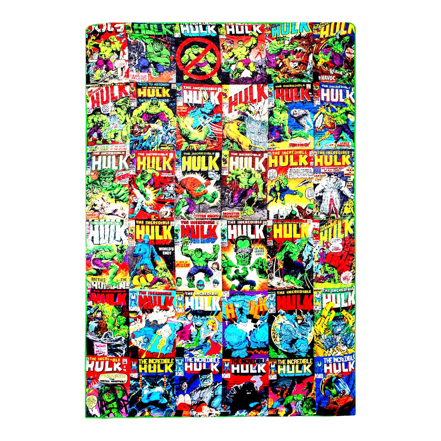 Ultimate Hulk Smash Sherpa Throw - 8 Feet of Cozy Marvel Comfort