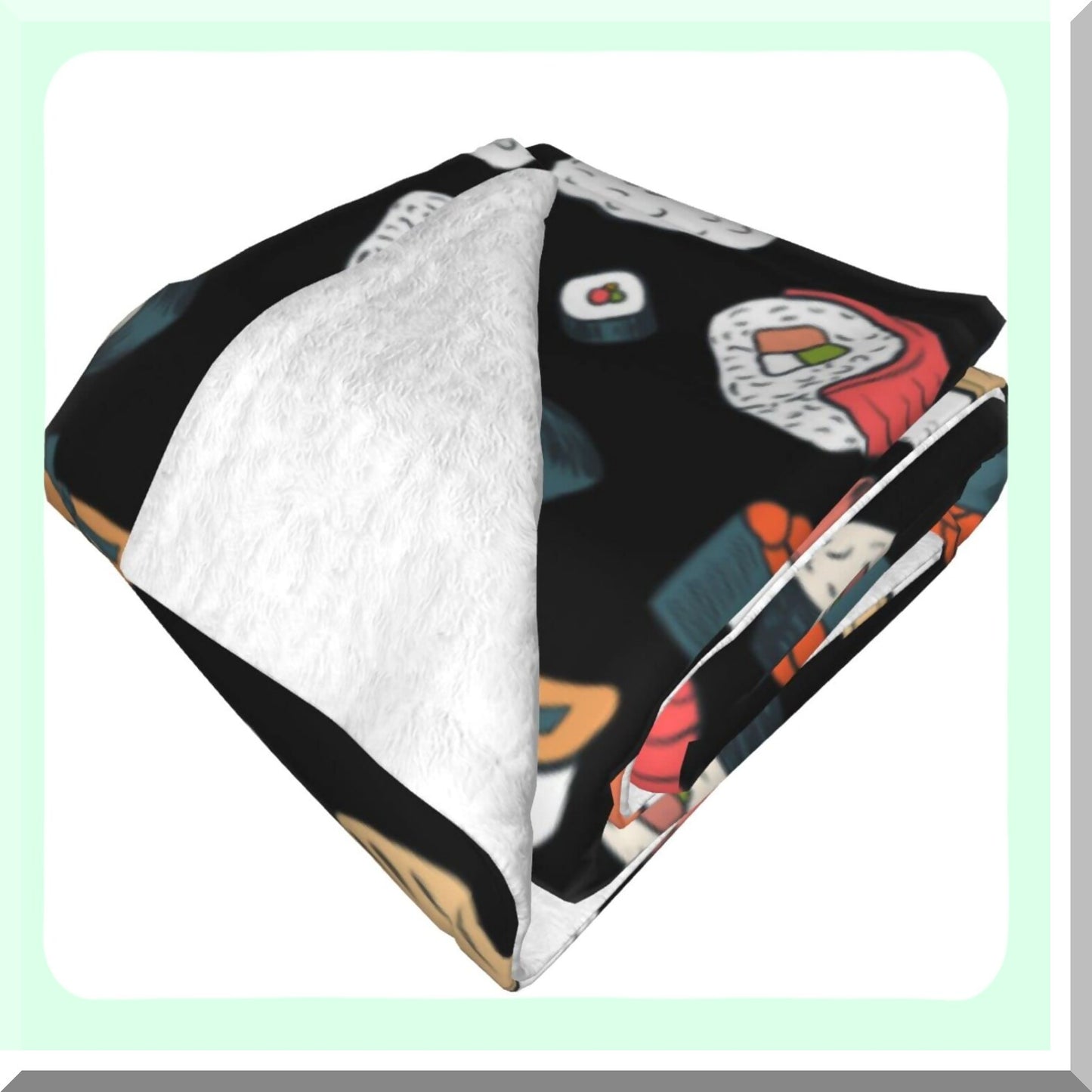 CozySushi Ultra-Soft Micro Fleece Blanket - Warm Throw for Bed, Couch, and Living Room