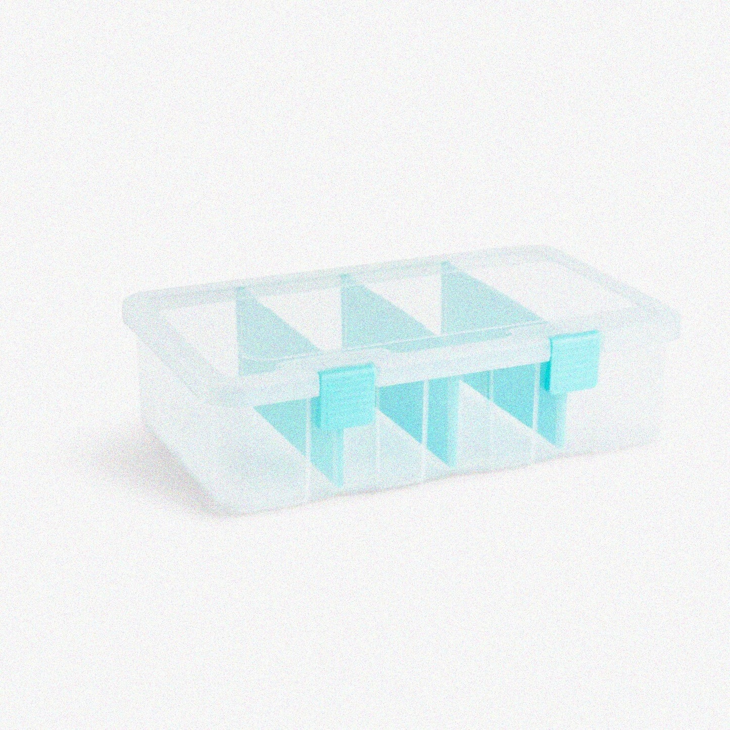 Small Plastic Organizer with 4 Clear Compartments
