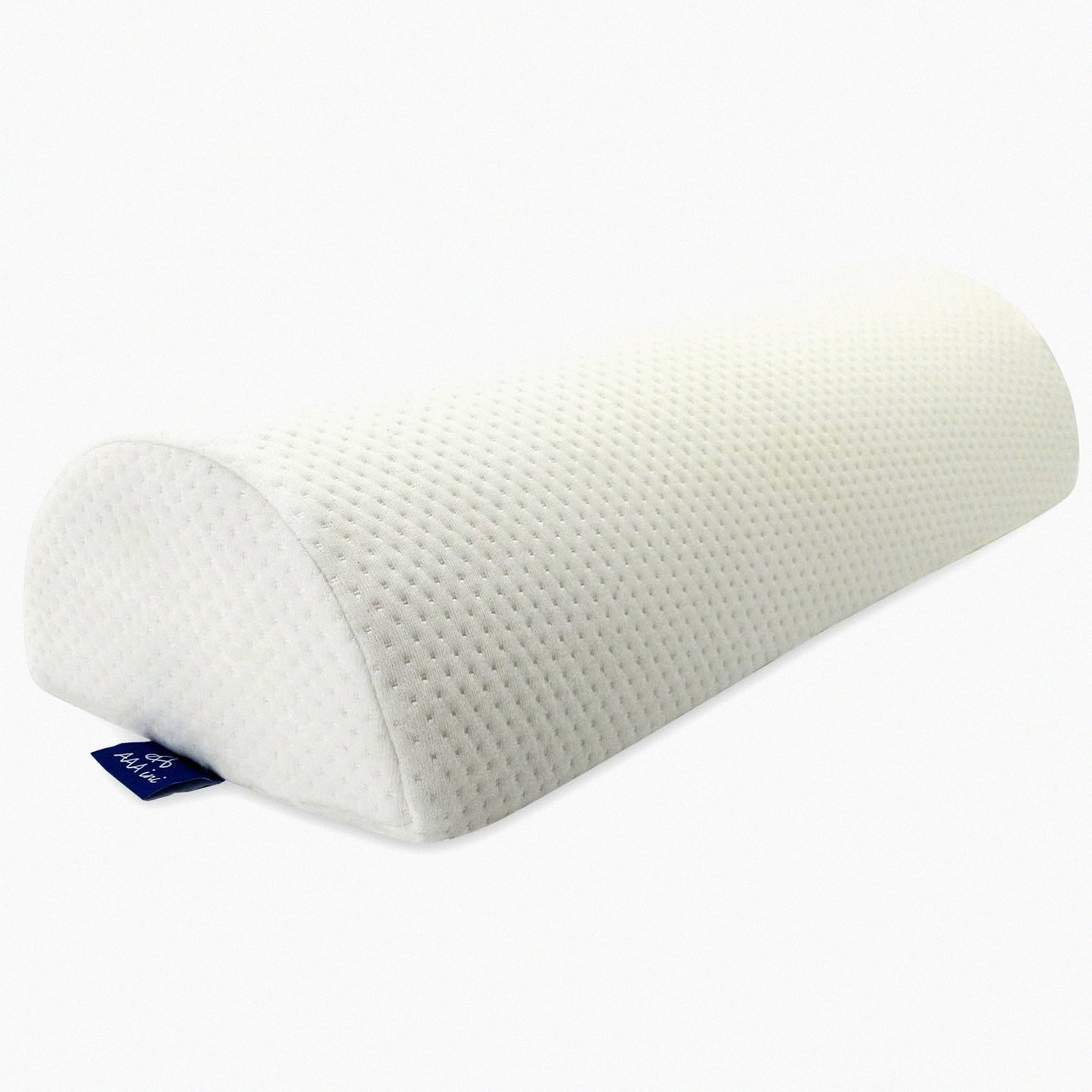 MemoryFoam Relief Knee Pillow - Lumbar Leg Wedge for Side Sleepers - Reducing Head Neck Spine Hip Pressure - Half Moon Bolster Leg Pillow