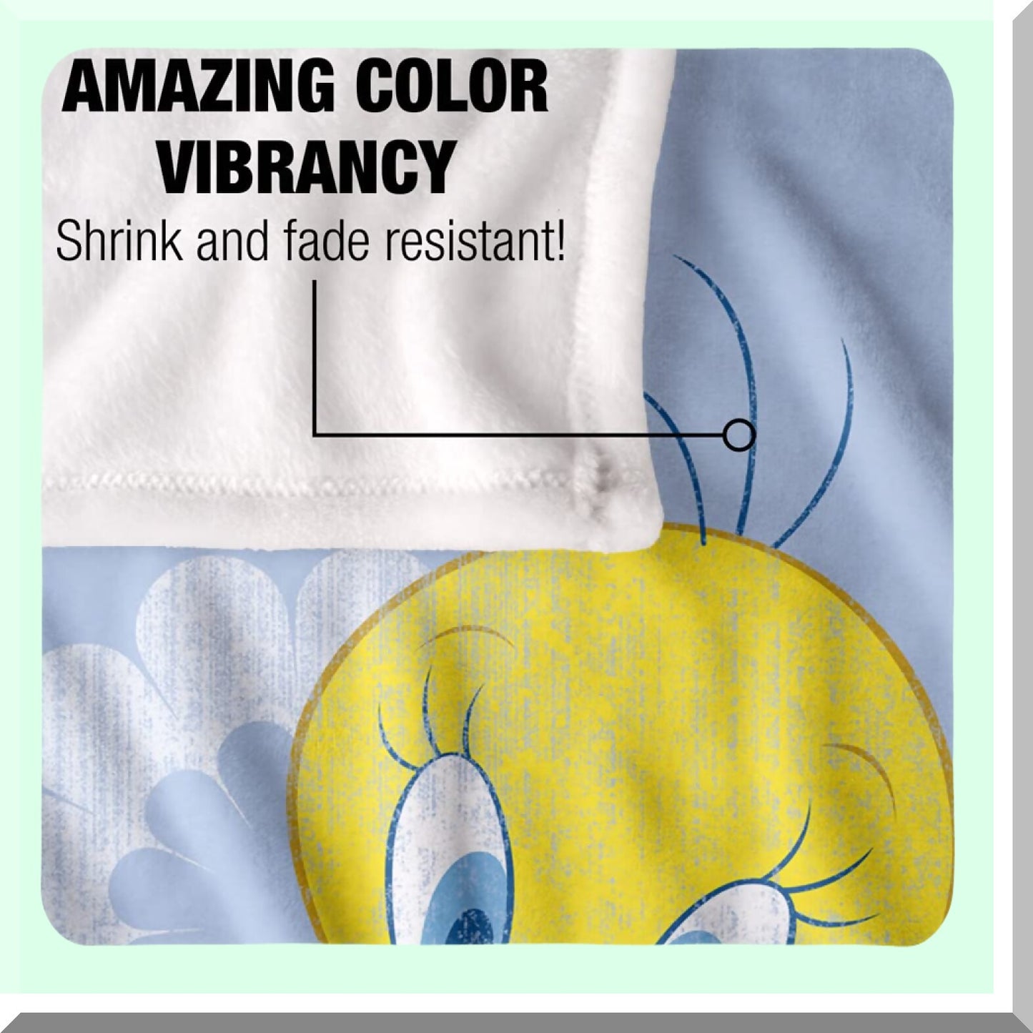 Retro Tweety Silky Touch Throw - Super Soft 50"x60" Looney Tunes Blanket"