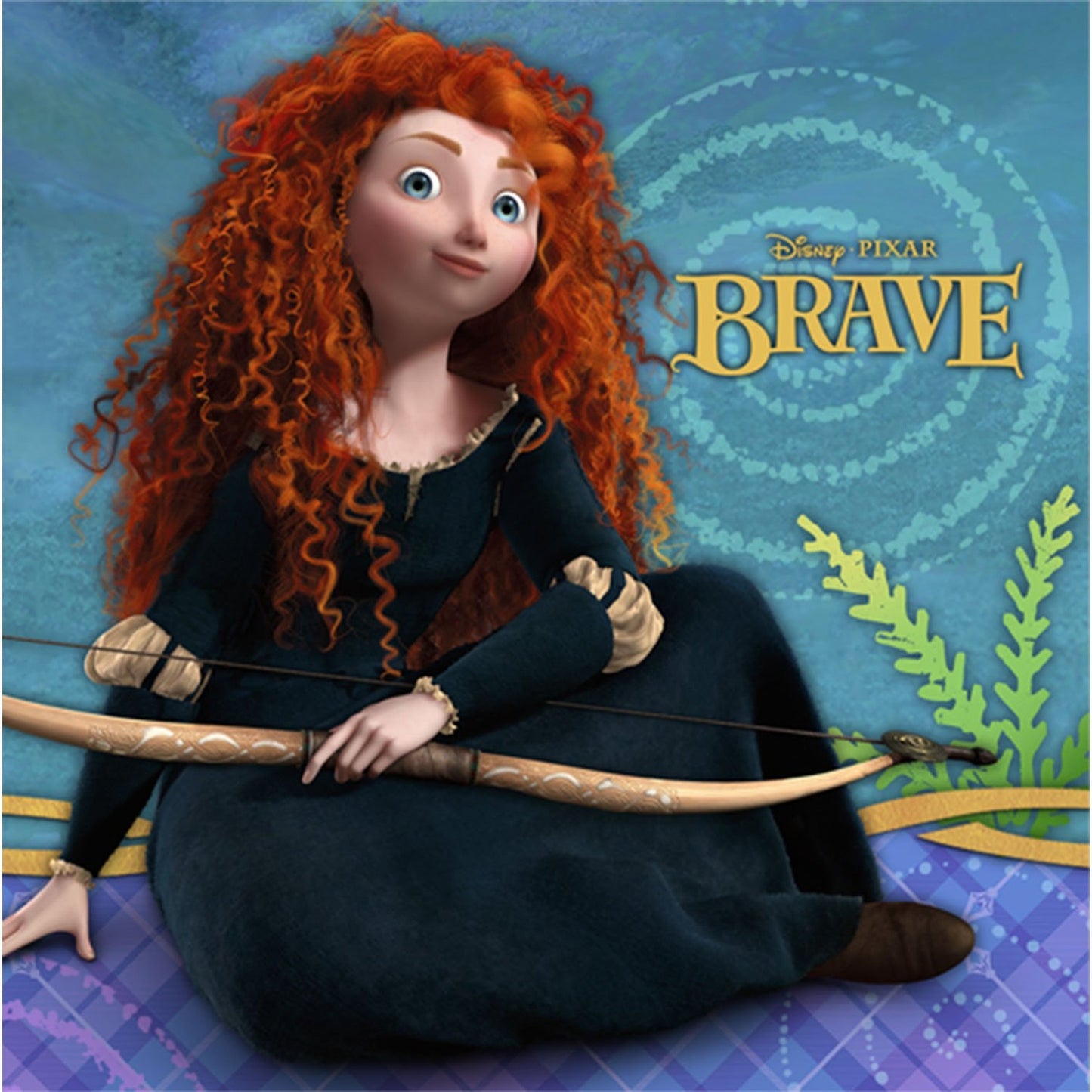 Princess Merida Dessert Napkins 16 Pack
