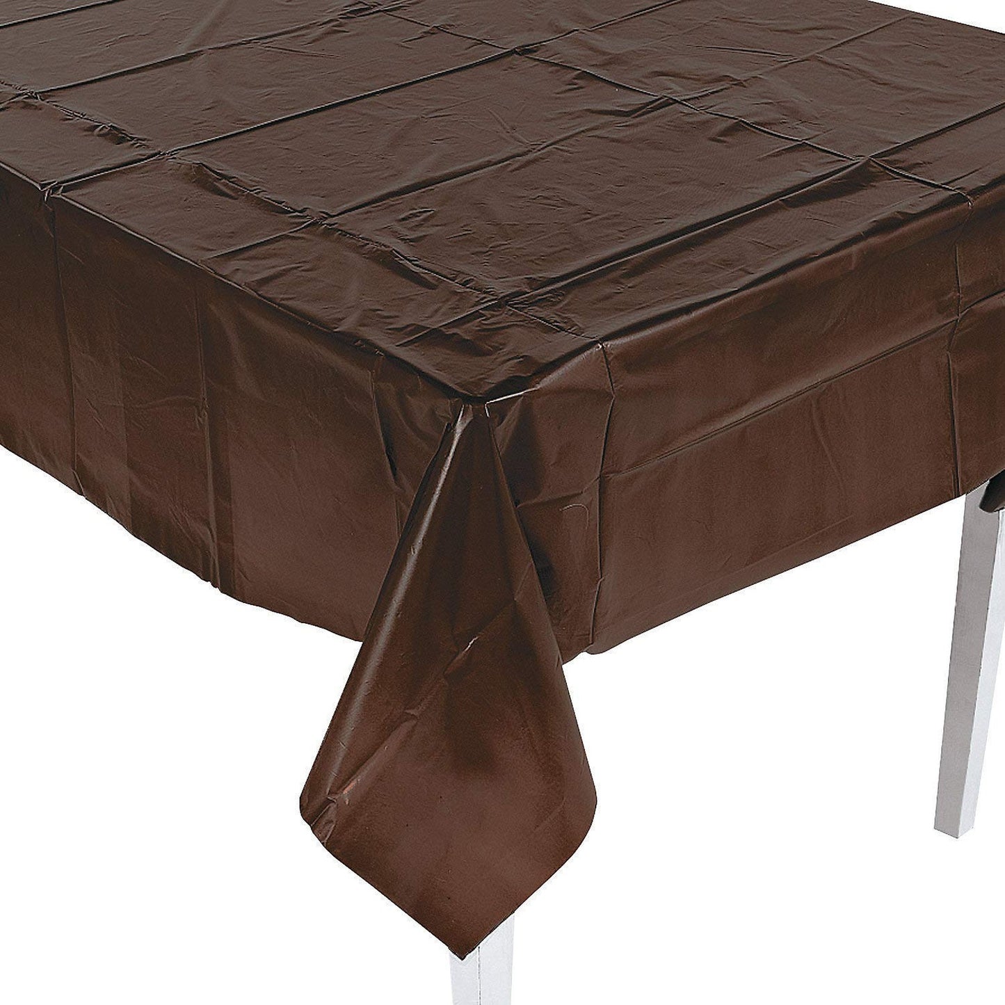 Chocolate Plastic Tablecloth for Parties and Events