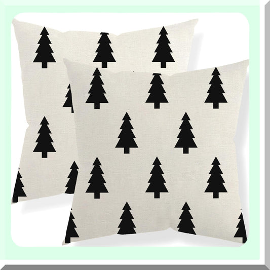 Winter Wonderland Pillow Covers Set of 2 for Home Decor