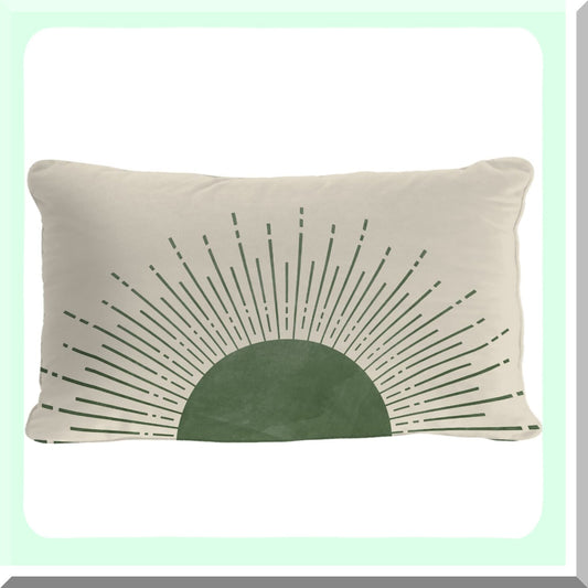 Sunrise Glow Decorative Pillow Cover 12x20 Inch