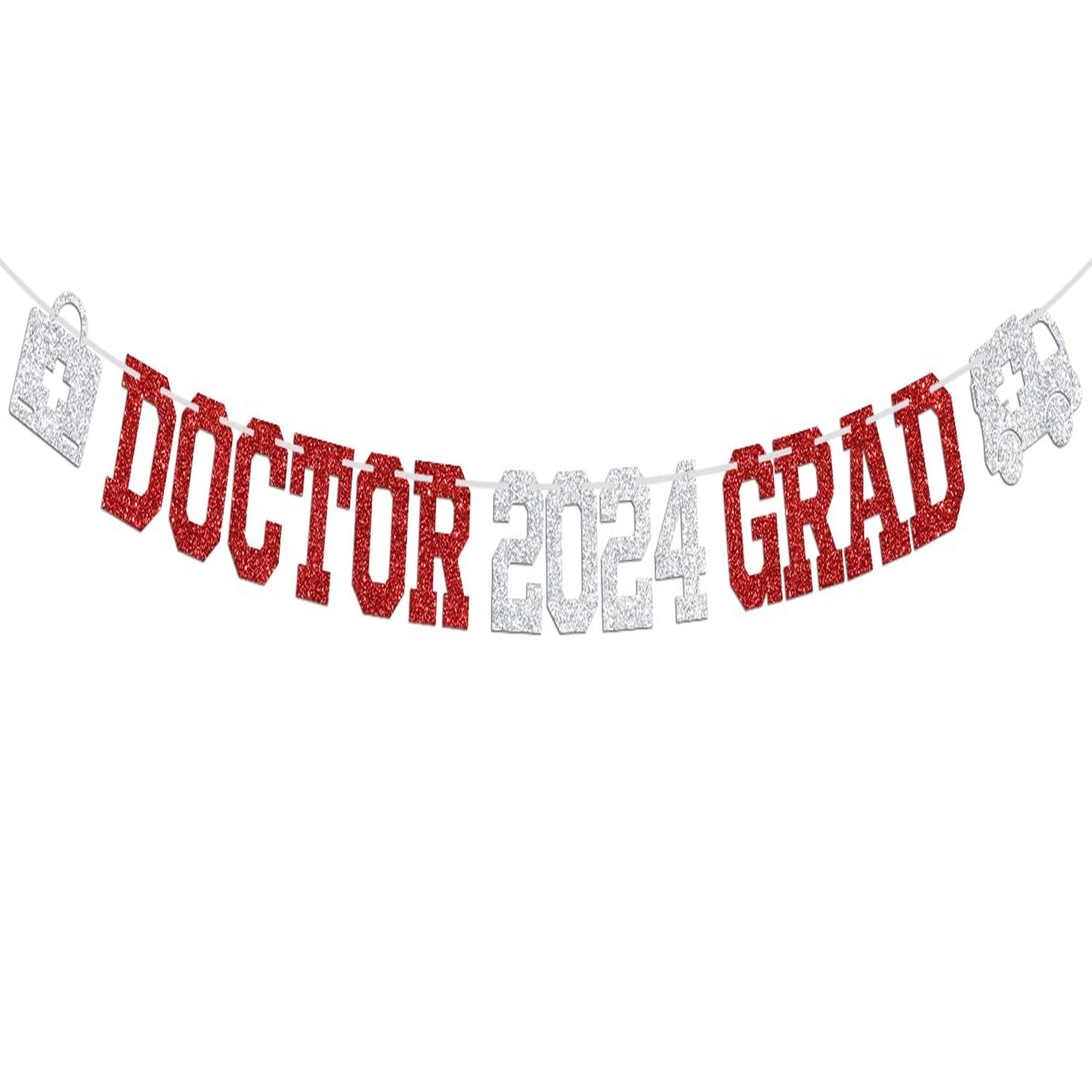 Doctor Graduation 2024 Banner for Graduation Party Decorations