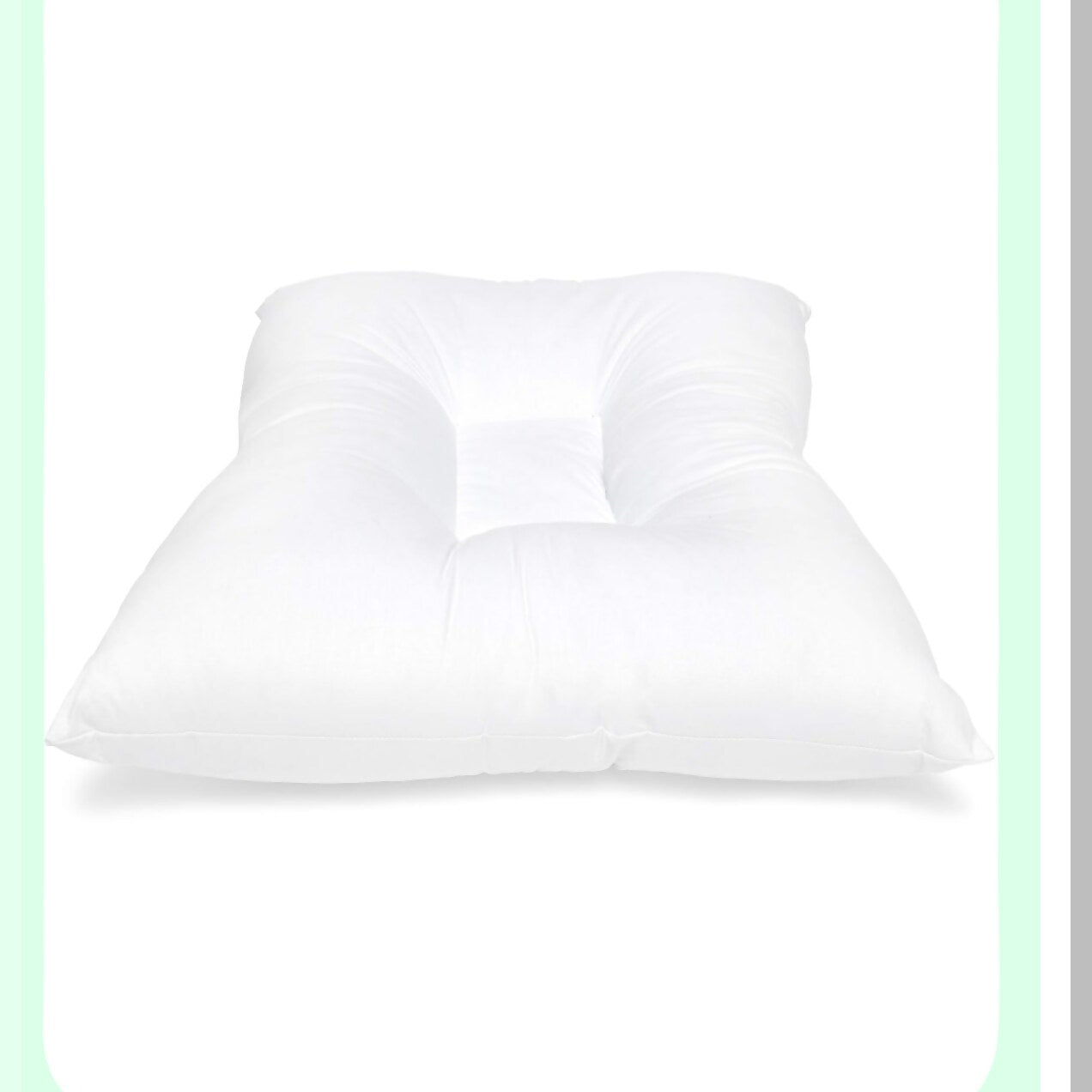 GravityAlign Head Support Pillow - Proper Sleep Posture for Neck and Spine Alignment - Orthopedic Cushion for Improved Rest and Comfort