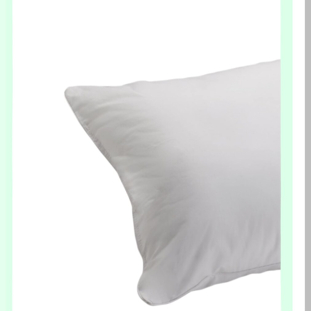 AllergenGuard Hot Wash Pillow - Queen Size, White - Hypoallergenic Pillow with Hot Water Protection - Allergy-Free Sleep Solution