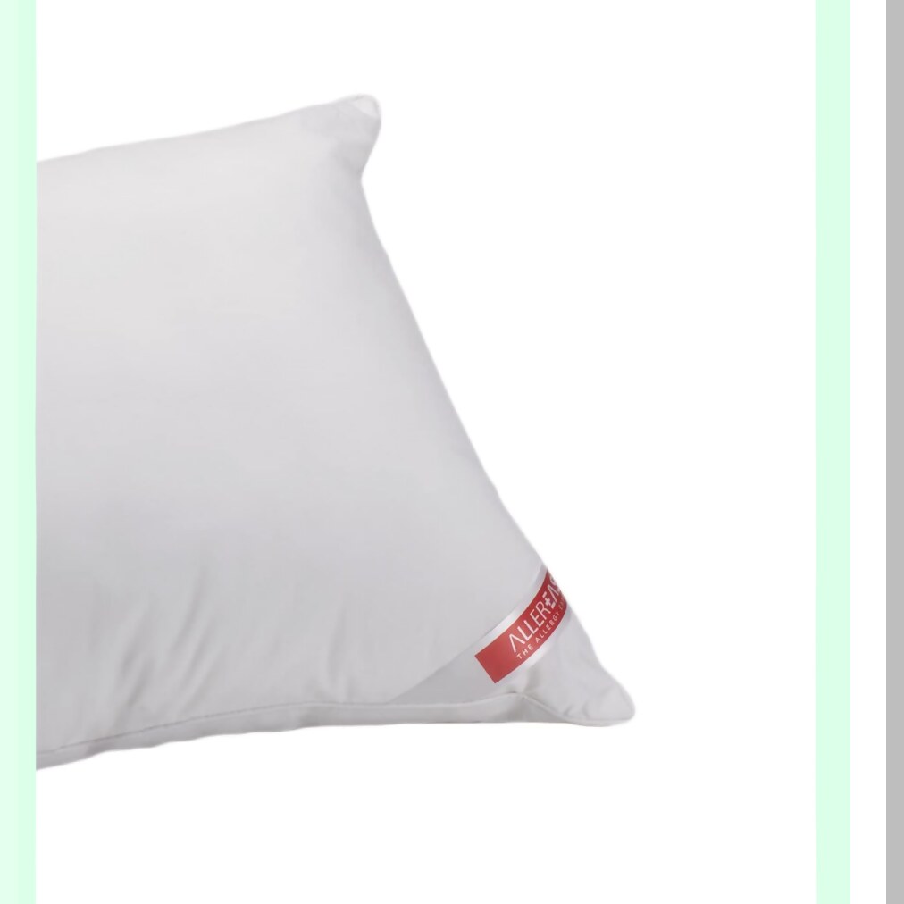 AllergenGuard Hot Wash Pillow - Queen Size, White - Hypoallergenic Pillow with Hot Water Protection - Allergy-Free Sleep Solution