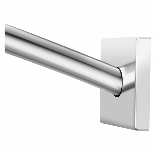 Triva Chrome Adjustable 54-60-Inch Shower Curtain Rod