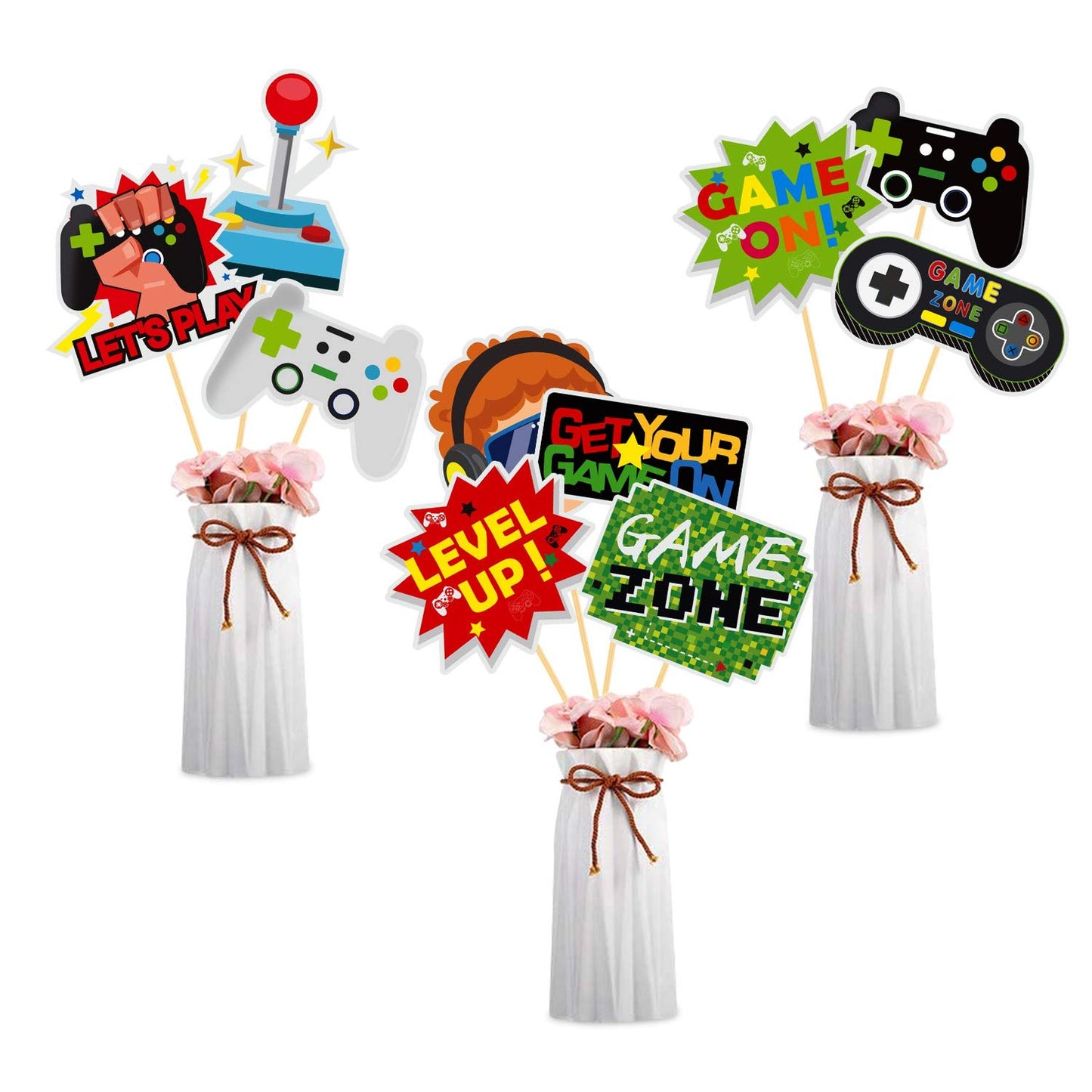 Video Game Party Table Toppers for Birthdays and Events
